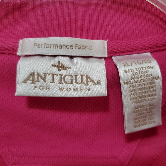 ANTIGUA Sleeveless Collared Top with Front Zip & Myrtle Beach Embroidery Size XL - Picture 3 of 6
